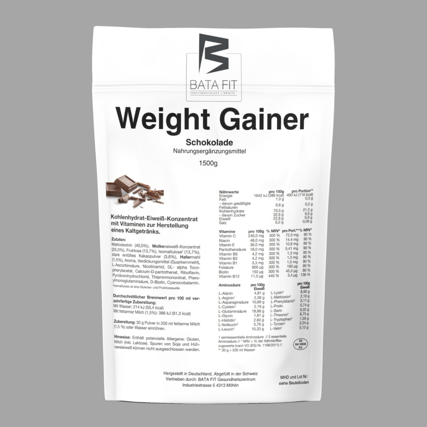 Weight Gainer 21% Protein 1500g