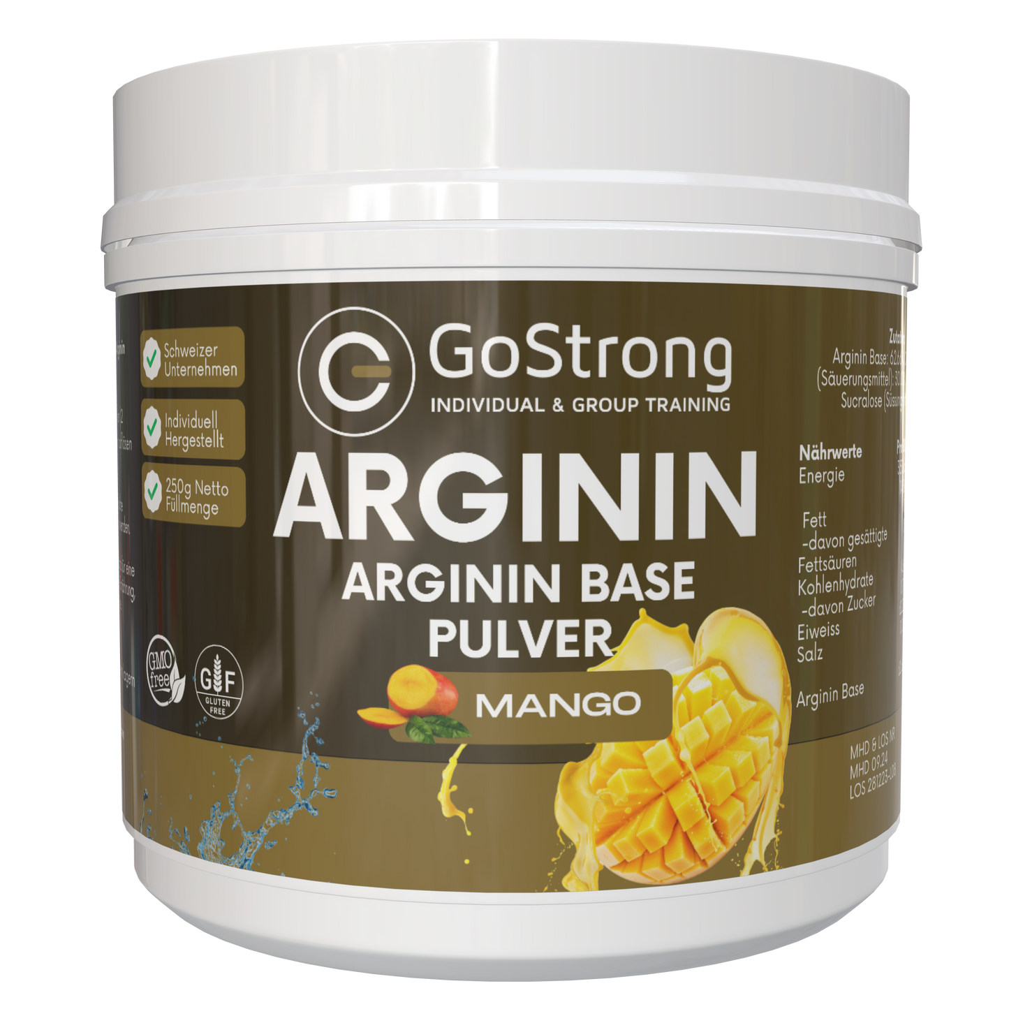 Arginin Base Pulver