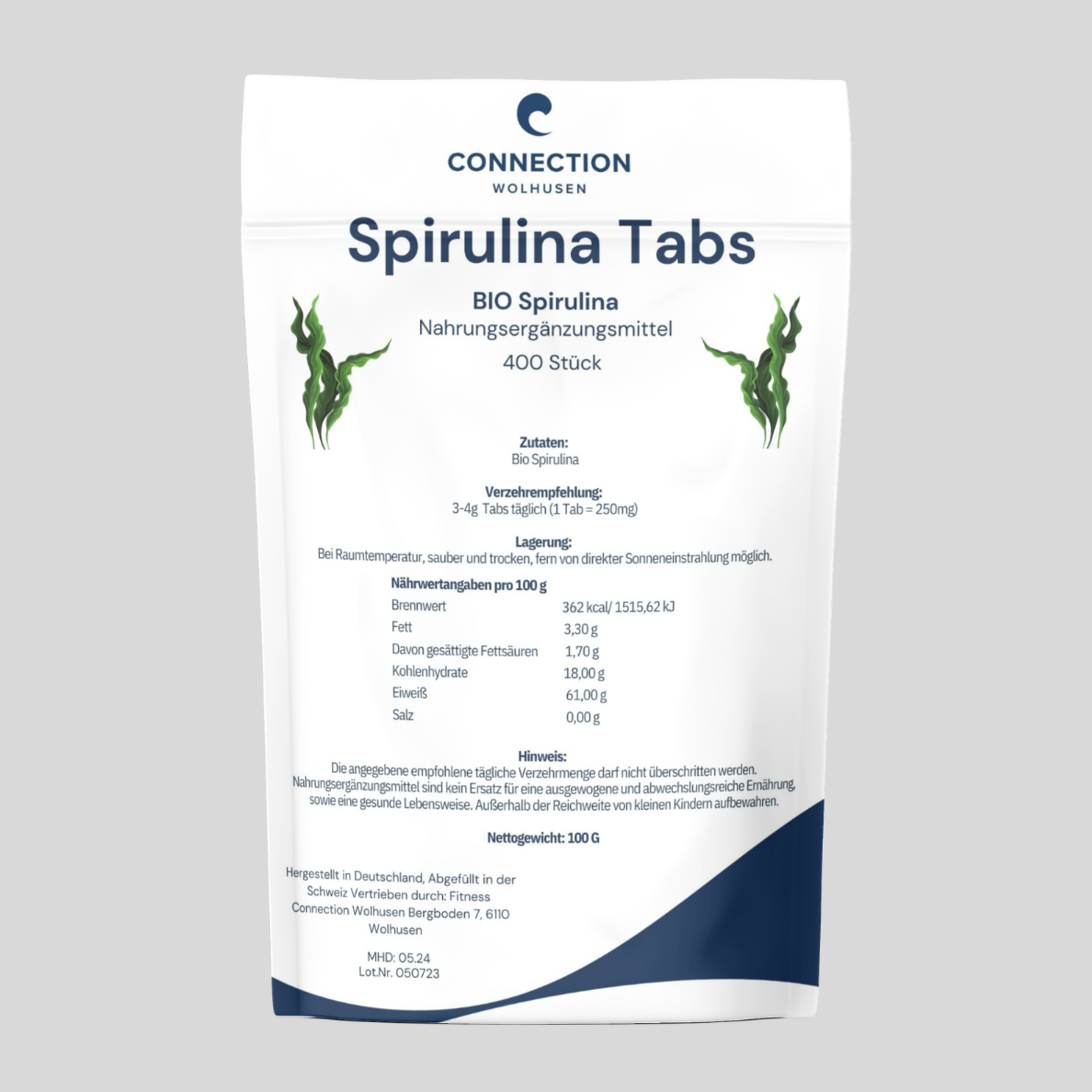 Comprimés de spiruline - 400 unités