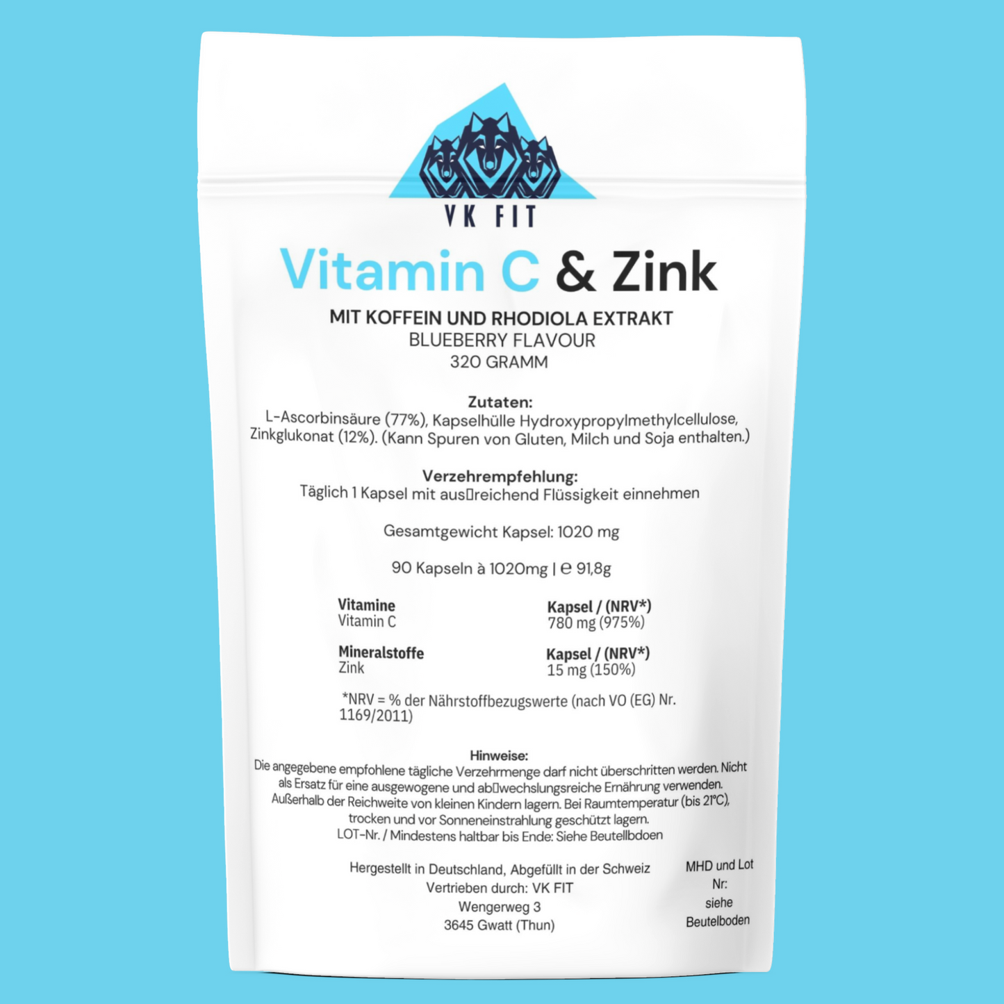 Vitamin C & Zink - 90 Stück