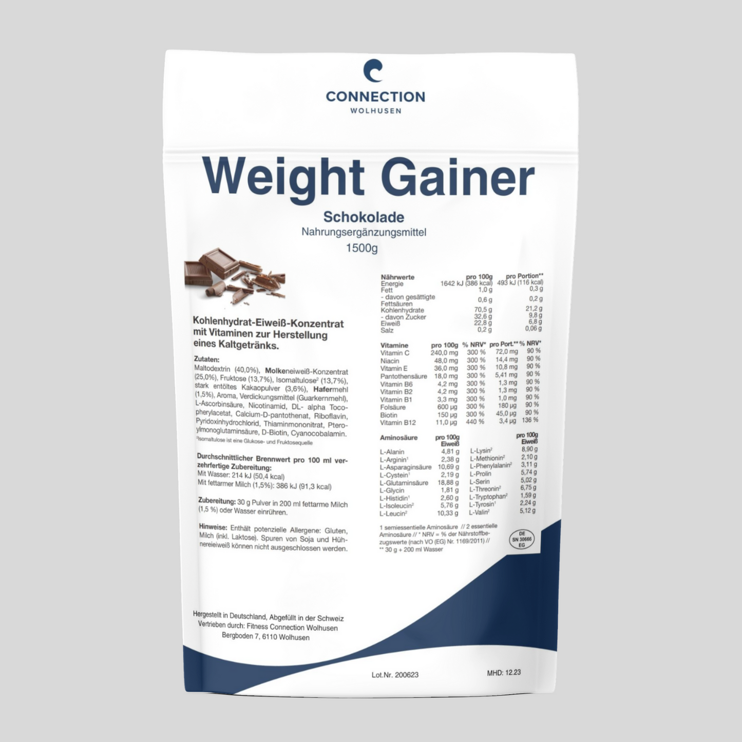 Weight Gainer 21% Protein 1500g